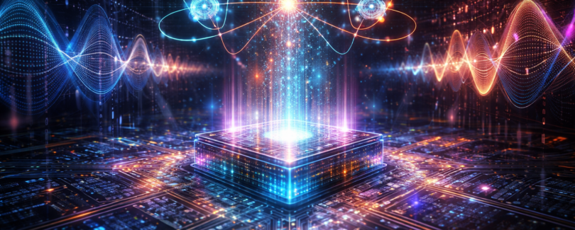 Quantum processor in dynamic circuitry